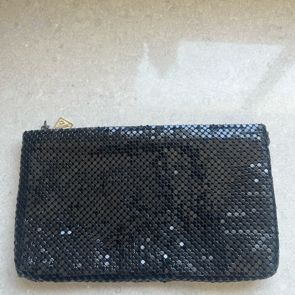 Black Mesh Clutch